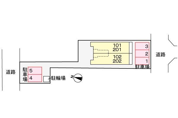 ハイデルベルク大野木の駐車場