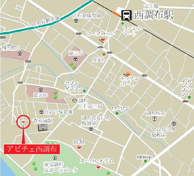 【外観パース】 | アピチェ西調布