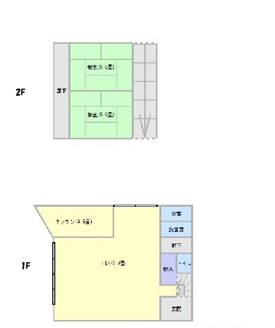  安芸郡府中町清水ケ丘　戸建ての間取り