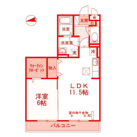 藤沢市辻堂神台２丁目のアパートの間取り