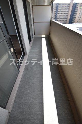 アノパーク加賀屋のバルコニー