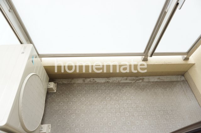熊本市中央区九品寺３丁目の賃貸マンションのバルコニー