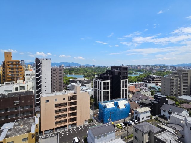 ウェリス大濠公園 Z-Stageの展望|陽当たり、通風ともに良好なので洗濯物がよく乾きそうです！