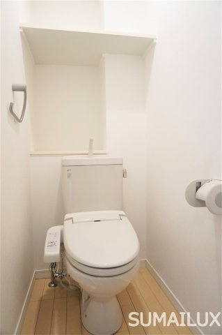 熊本市中央区本荘３丁目の賃貸マンションのトイレ