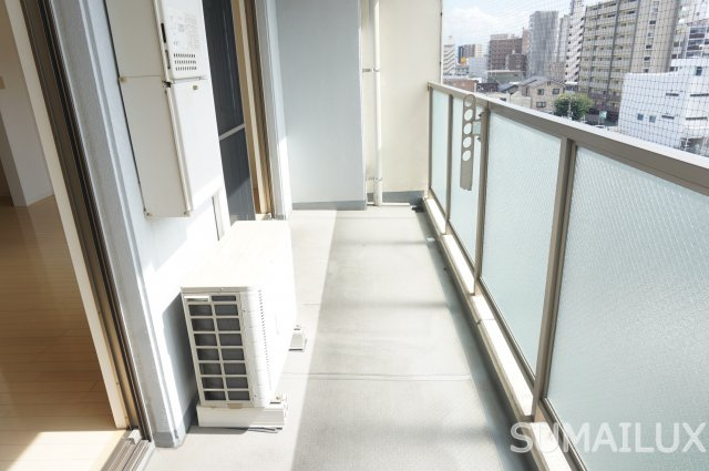 熊本市中央区本荘３丁目の賃貸マンションのバルコニー