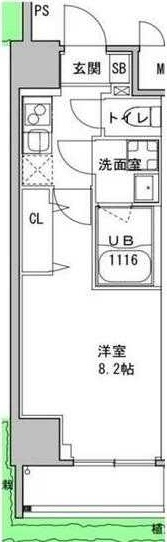 Ｓ－ＲＥＳＩＤＥＮＣＥ押上Ｃｌａｉｒの間取り