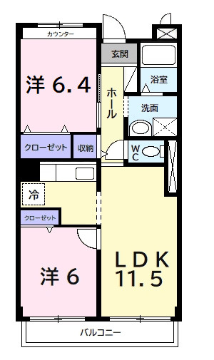 ガーデンプレイスⅡの間取り
