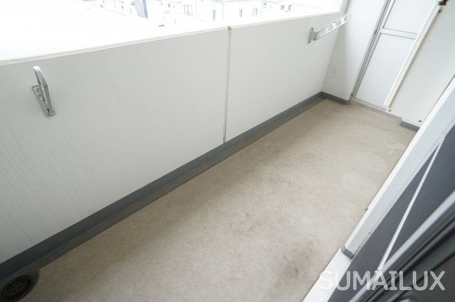 熊本市南区平田２丁目の賃貸マンションのバルコニー