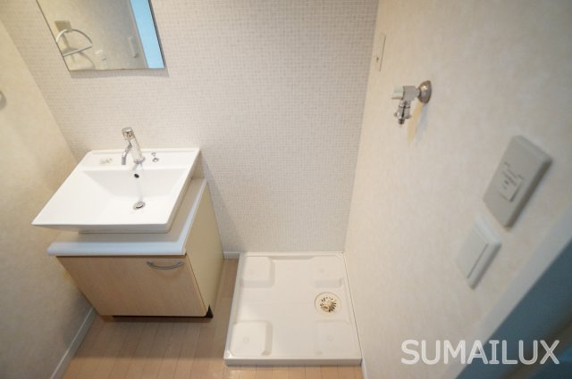 熊本市南区平田２丁目の賃貸マンションの洗面所