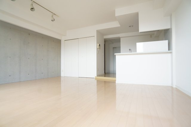 熊本市南区平田２丁目の賃貸マンションの居間・リビング
