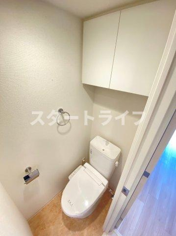 大阪市東淀川区西淡路１丁目の賃貸マンションのトイレ