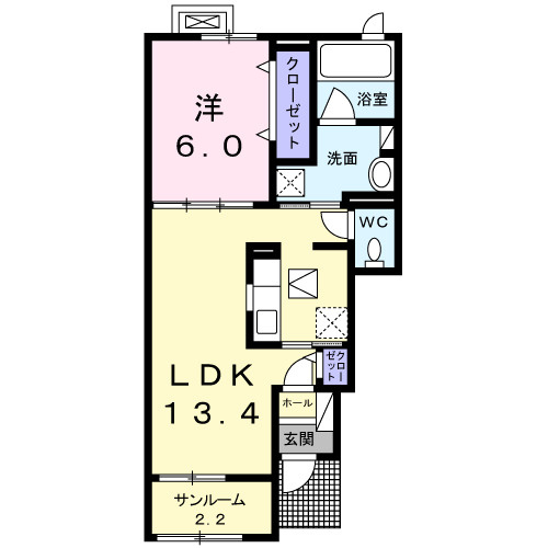 【間取り】 | シャンブル08