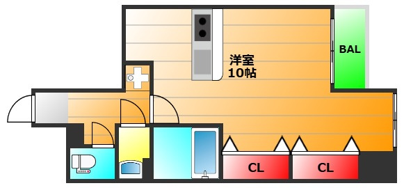 クレア新町の間取り