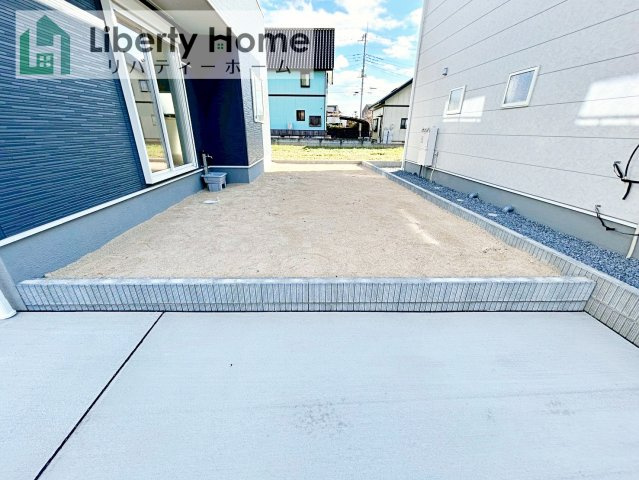 ひたちなか市稲田10期　新築戸建　6号棟の庭