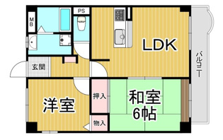 ジオレミヨ甲子園口の間取り