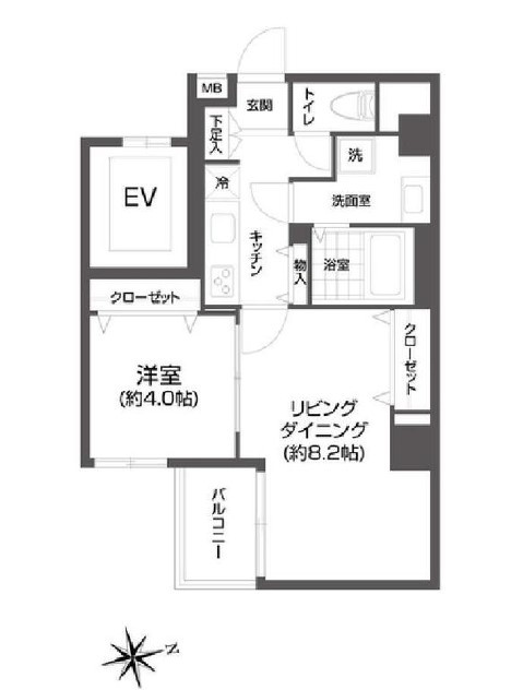 エルスタンザ浅草の間取り