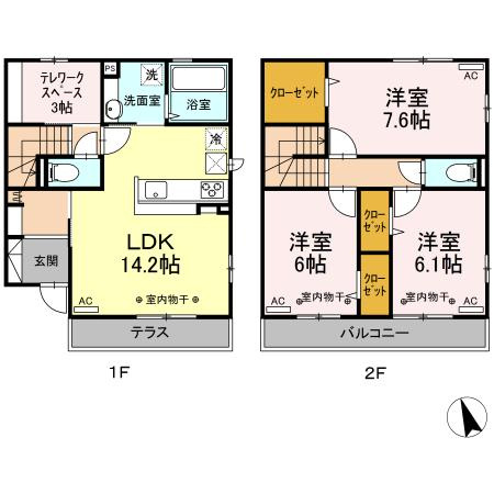 【間取り】 | BLATT　HUS