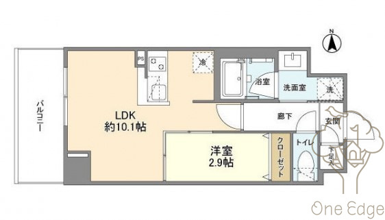 アヴェニール中崎の間取り