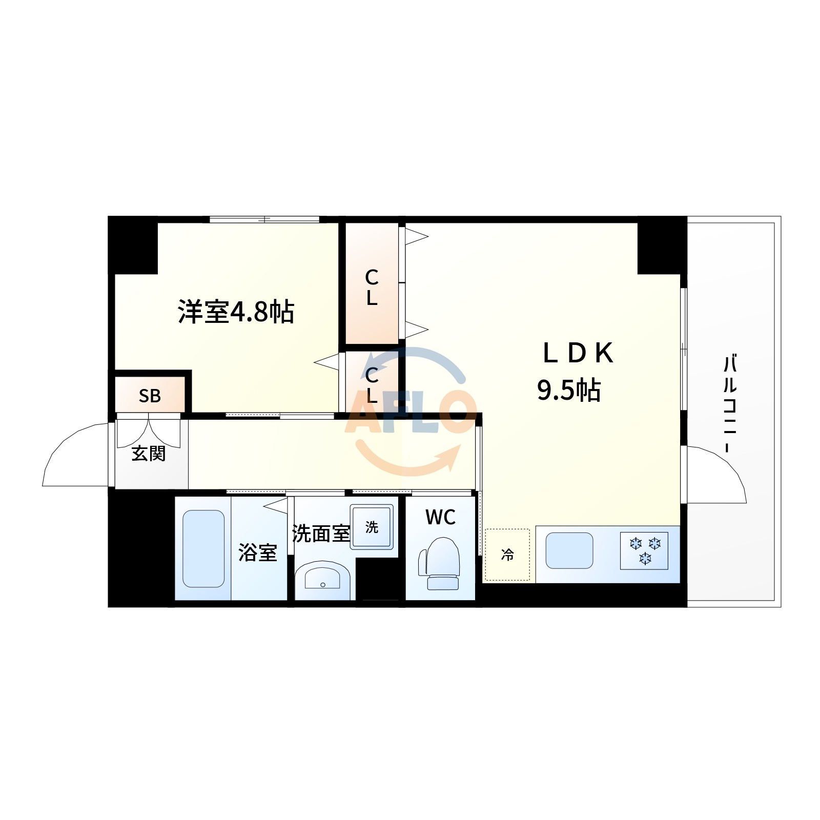ドイマンションの間取り|間取り