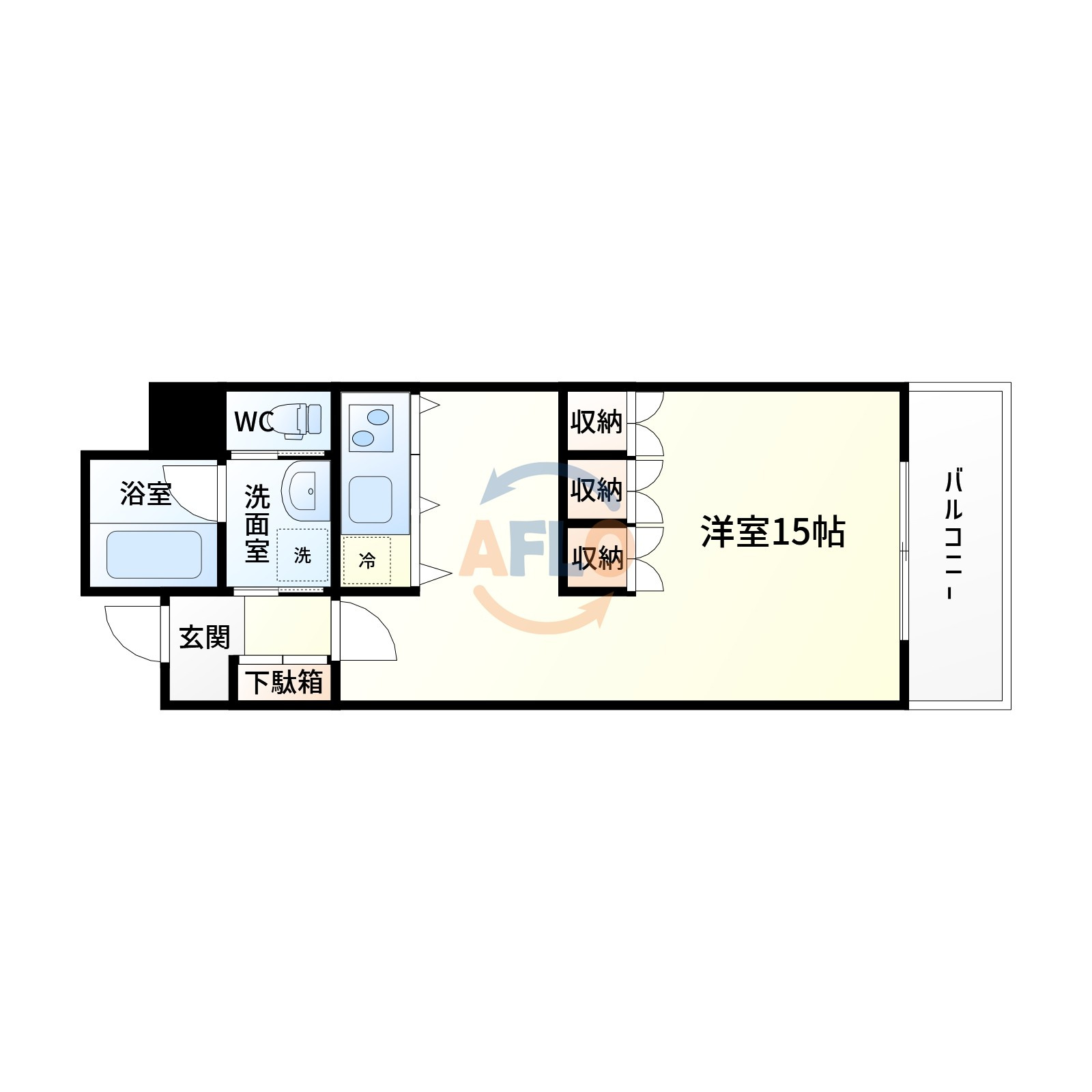 ベリーモンテ新大阪の間取り|間取り