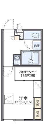 【間取り】 | レオパレス輝