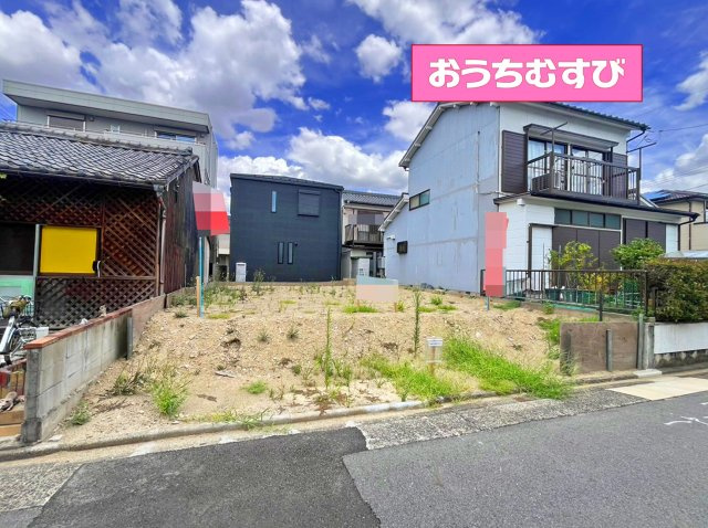 北区安井4期(全1区画)の前面道路含む現地写真