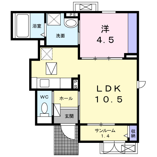 【間取り】 | プライムコート　川西