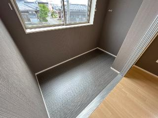 【内装】 | 新潟市北区松浜東町　アパート新築工事 | インナーテラス（イメージ）