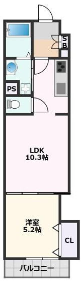 【間取り】 | ラモーナ一津屋Ⅱ