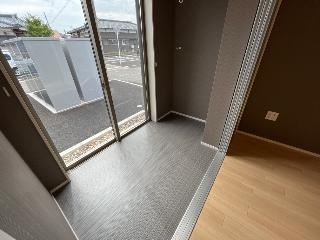 【内装】 | 新潟市北区松浜東町　アパート新築工事 | インナーテラス（イメージ）