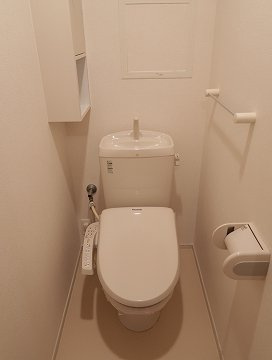 【トイレ】 | メランジェＡ | 清潔感のあるトイレです