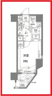 【間取り】 | ライジングプレイス南千住