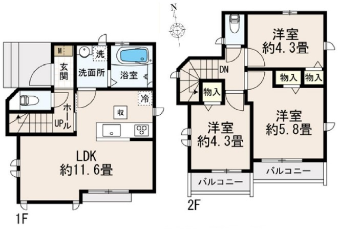 東久留米市南沢1丁目　全1棟　A号棟