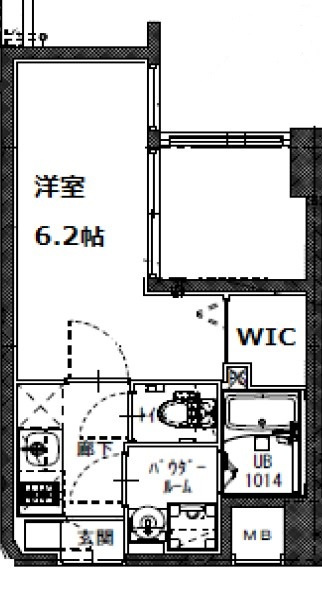 JMFレジデンス海老江の間取り
