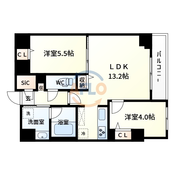 エタニティ江坂の間取り|エタニティ江坂　間取り