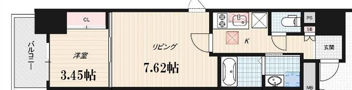 CAVANA本町の間取り