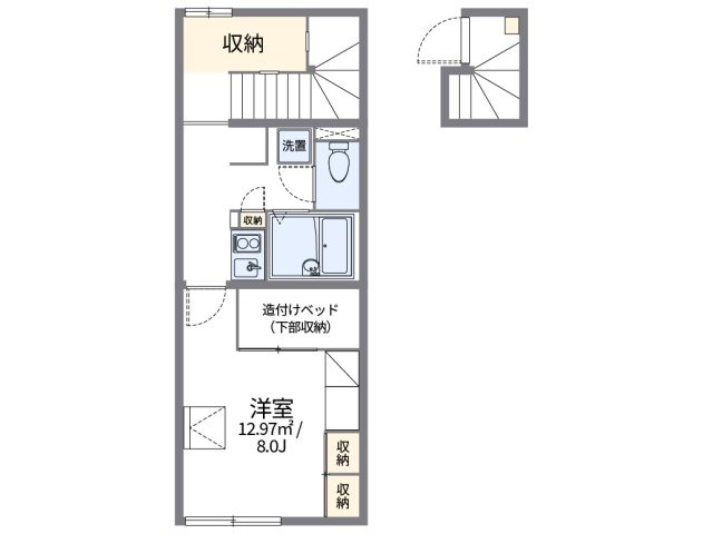 【間取り】 | レオパレスアサガオ