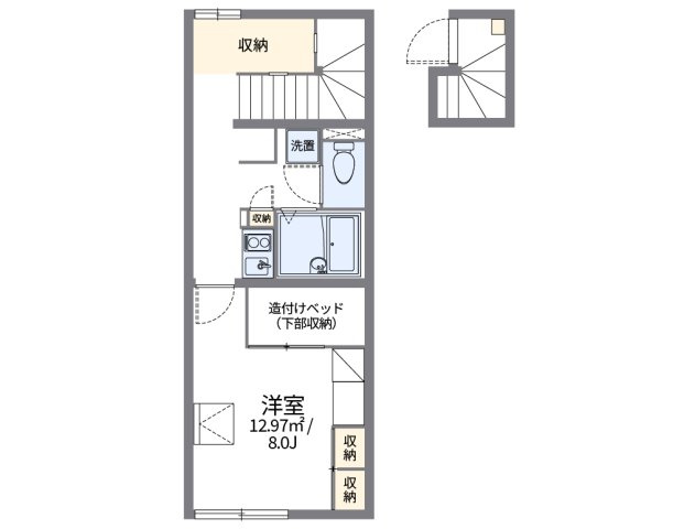 【間取り】 | レオパレス白新