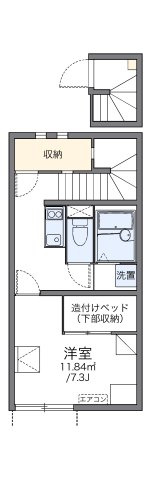 【間取り】 | レオネクストＫＵＲＩＣＯ | 代表的な間取のため実際の間取とは異なる場合があります