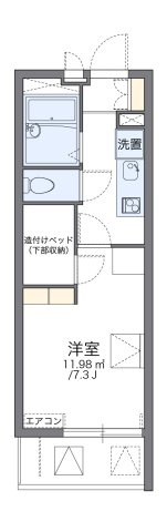 【間取り】 | レオパレス松浜東