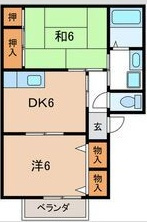 ネオハイムよしみの間取り