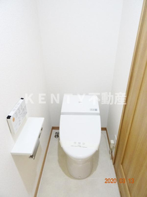 【トイレ】 | 五反田ニュースカイマンション | 落ち着いた色調のトイレです