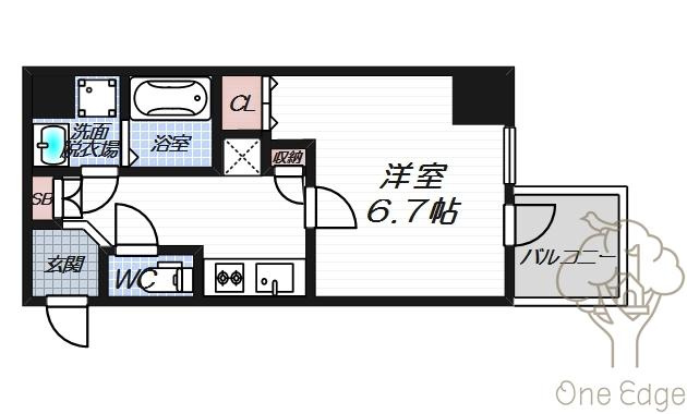 フジマン北梅田の間取り