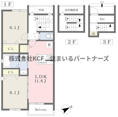 アメニティ諏訪野の間取り