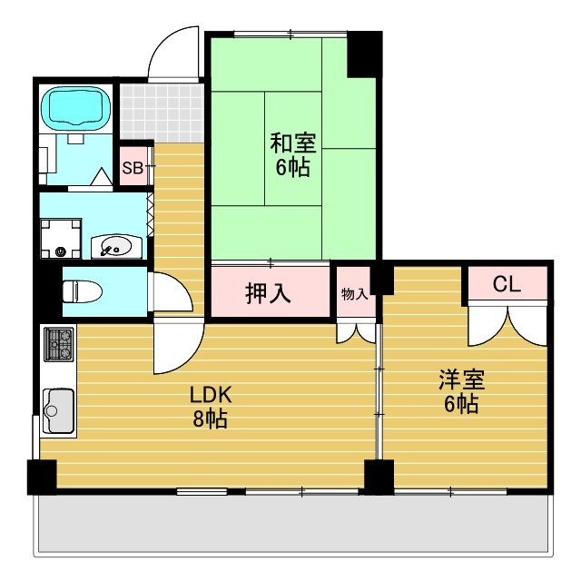 ライフステージ新大阪の間取り