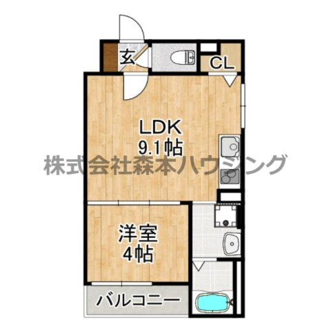【間取り】 | 　LIX大和田駅前