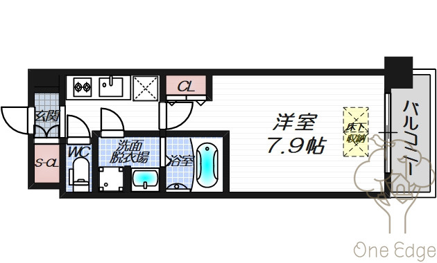 NORTH VILLAGE伍番館の間取り