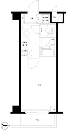 【間取り】 | ルーブル蒲田六番館