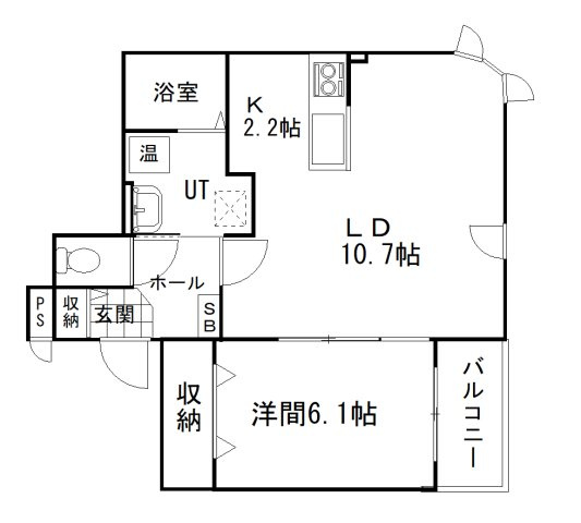 アビタＫの間取り