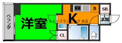 仲介手数料０円！ヒルズ・フドーの間取り